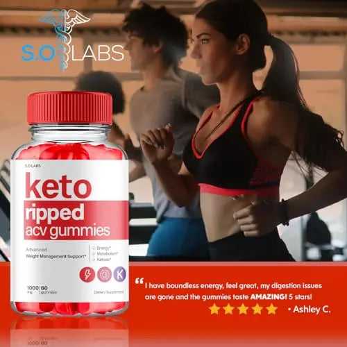 (5 Pack) Keto Ripped ACV Gummies, Keto Ripped ACV Gummies Advanced Weight Loss S.O Labs Au supplements
