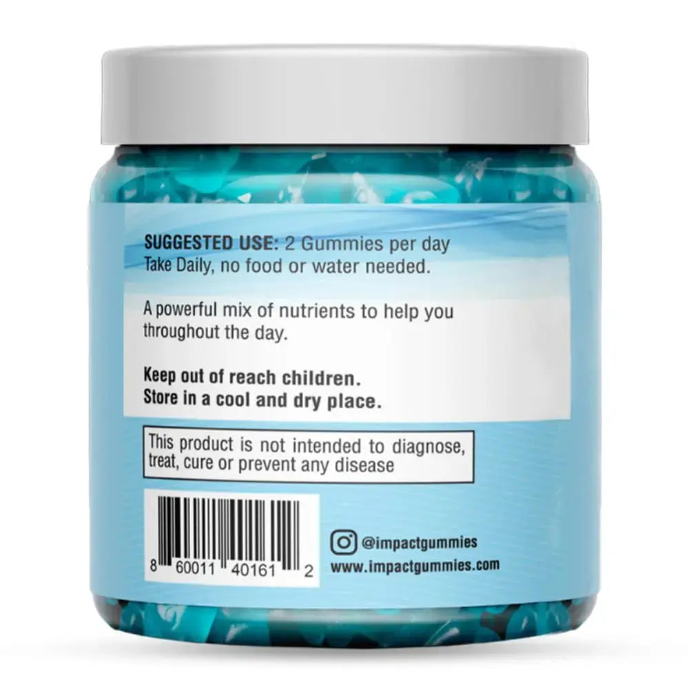 Youth Athletic Gummies – Kids Multivitamin Gummies with Essential Nutrients, Immune & Energy Support, Vegan & Gelatin-Free IMPACT Au supplements
