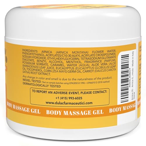 Arnica 35 Arnica Body Massage Gel – Water-Based Cosmetic Massage Gel with Arnica Montana, Fast-Absorbing Lightweight Texture, Non-Greasy Feel, Dermatologically Tested, 16.9 fl oz Arnica Au supplements