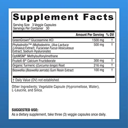 Physician's CHOICE Glucosamine Chondroitin MSM - Phytodroitin Plant-Based Chondroitin Physician's CHOICE Au supplements