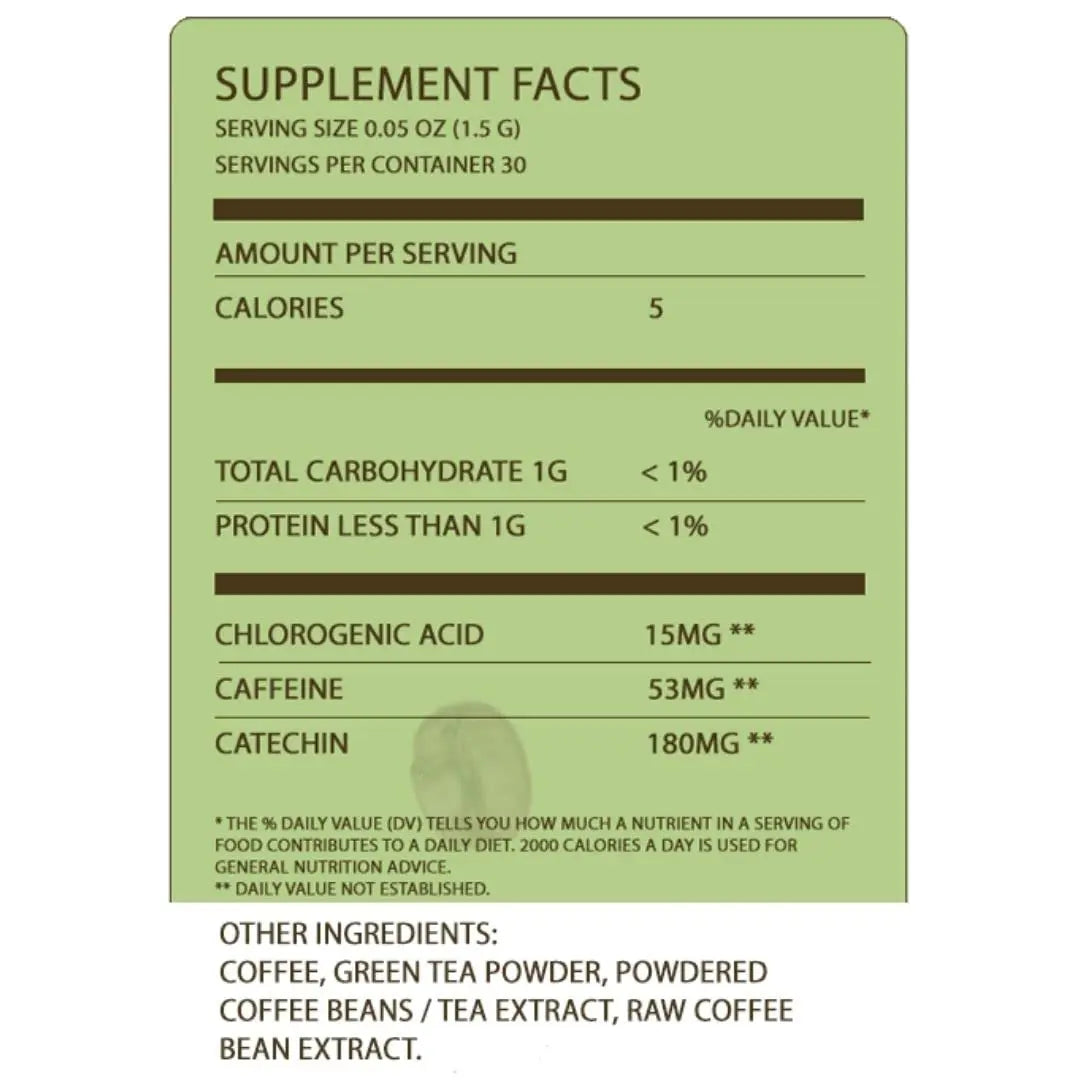 Fine USA Green Tea & Coffee | Clean Energy & Focus | Boost Metabolism | Catechins FINE USA Au supplements
