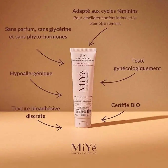 MiYé [MY] Moisturizing and rebalancing intimate gel certified organic | Blue lily of the valley MiYé Au supplements