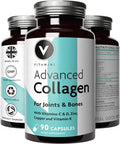Premium Advanced Collagen Complex for Joint and Bone Health – High Strength Marine Collagen with Vitamin D3 V Vitamini Au supplements