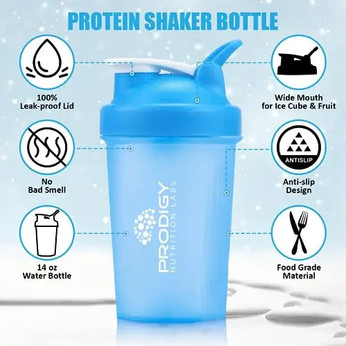 Prodigy Nutrition Labs Premium Shaker Bottle Perfect for Protein Shakes and Pre Workout Prodigy Nutrition Labs Au supplements