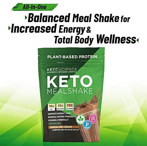 Keto Science Plant Based Protein, Keto Meal Shake, Supports Weight Management Keto Science Au supplements
