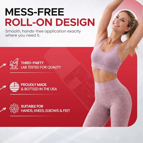 BIO-RELIEF +CH Pain Relief Roll On w 10% Methanol | Highly Effective, Cool & Topical Pain Relief Extra Strength for Arthritis,Muscle,Joint & Back | Easy Roll On Maximum Strength, Made in USA Scientific Solutions Global Au supplements