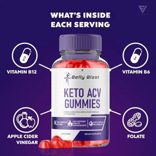 (3 Pack) Belly Blast Keto ACV Gummies, Belly Blast Keto + ACV Gummies Advanced Weight Fyvus Au supplements