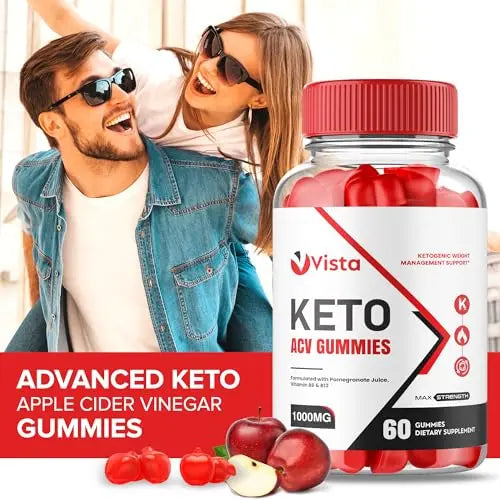(2 Pack) Vista Keto Acv Gummies - Official Formula, Vegan - Vista Keto + Acv Gummies Healthly Au supplements