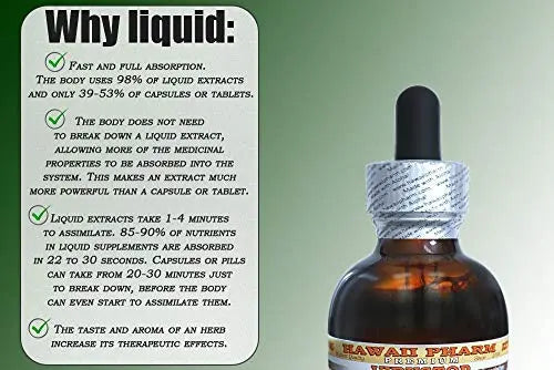 HawaiiPharm Rhodiola Liquid Extract, Organic Rhodiola (Rhodiola Rosea) Tincture 4 oz HawaiiPharm Au supplements
