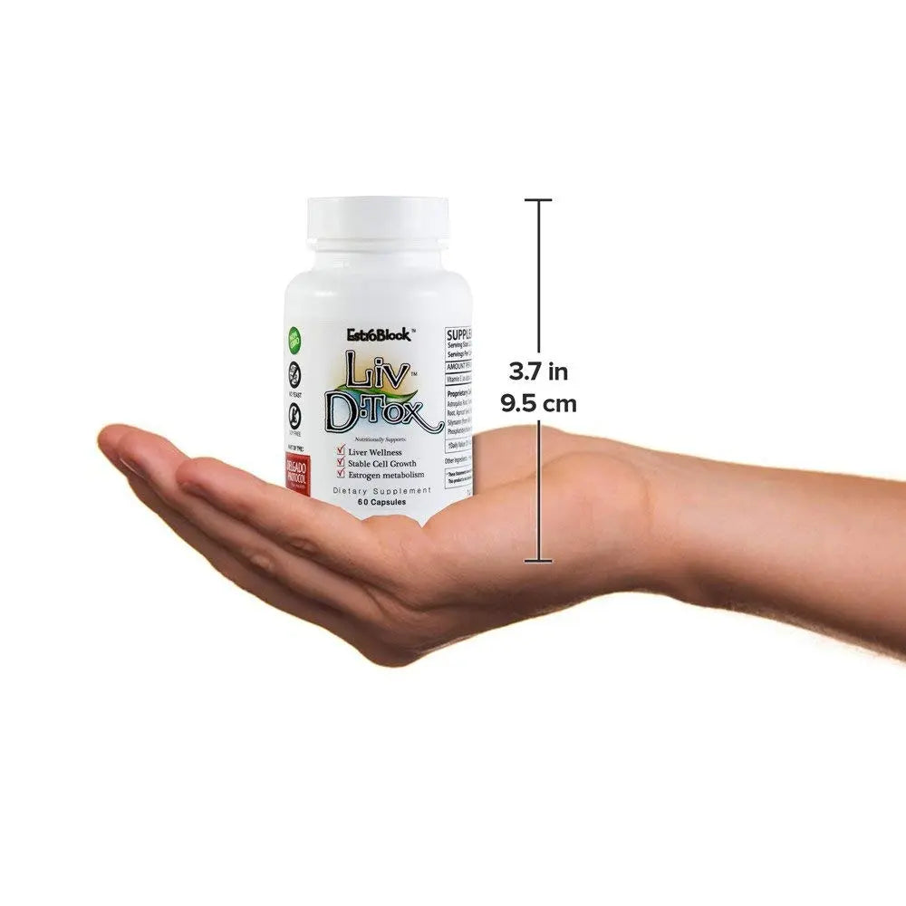 Liv D-Tox - 60 Capsules - Liver Detox and Cleanse Support Health Supplement, with Turmeric The Delgado Protocol for Health Au supplements