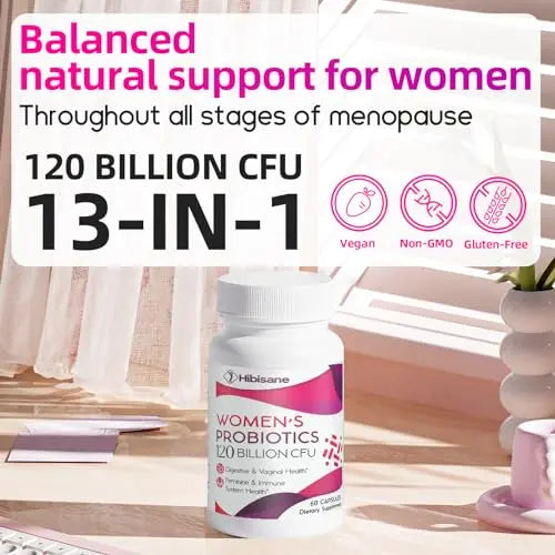 120 Billion CFU Probiotic - Menopause Support Probiotics for Women, 13-in-1 Natural Negima Au supplements