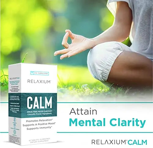 Relaxium Calm, Non-Habit Forming, Stress and Mood Support Supplement Relaxium Au supplements