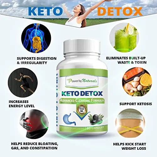 Power By Naturals Keto Colon Cleanser & Detox - Rapid Weight Loss Pills, Gut Health Power By Naturals Au supplements
