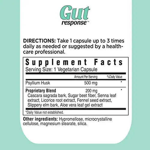 Gut Response CleanSweep Capsules, Supports Healthy Bowel Movements, Digestive Health Gut Response Au supplements