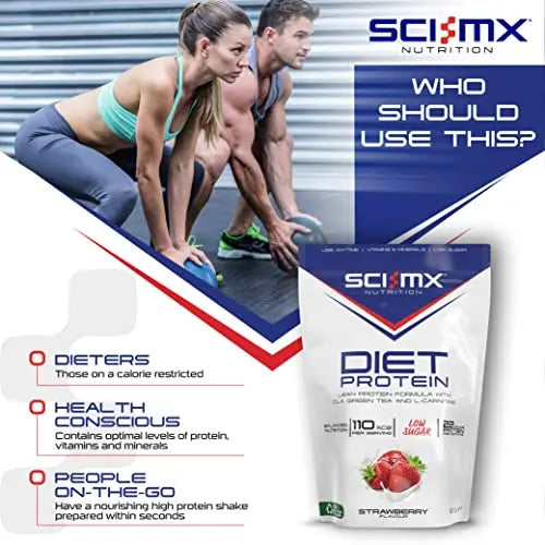 SCI-MX Diet Protein, High Protein, Low Sugar, Low Fat Lean Protein Formula Powder with Added CLA SCI-MX Au supplements