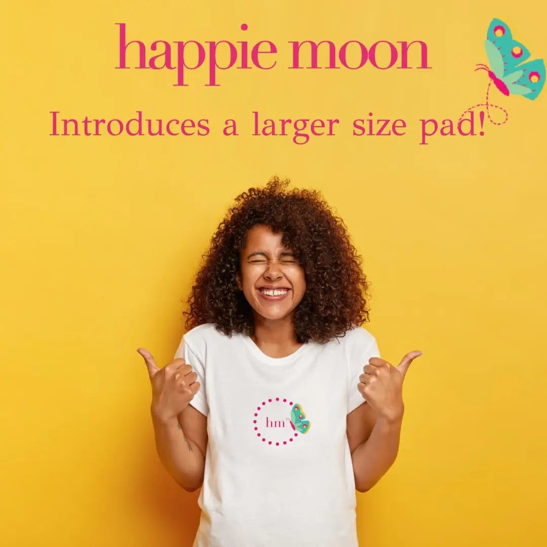 happie moon Tween and Teen Pads | Small Organic Cotton Cover Period Pads | Ultra Thin Cotton Pads Happie Moon Au supplements
