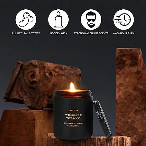 olorvela Scented Candles for Men Candles for Home Scented Candles Gifts for Women and Men 8oz olorvela Au supplements