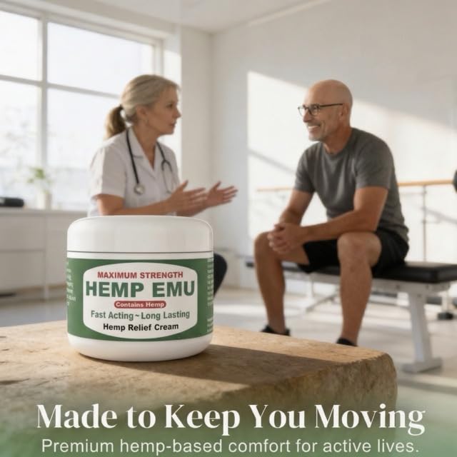 Hemp Emu Hemp Cream – 4oz Cream Hemp Emu Au supplements