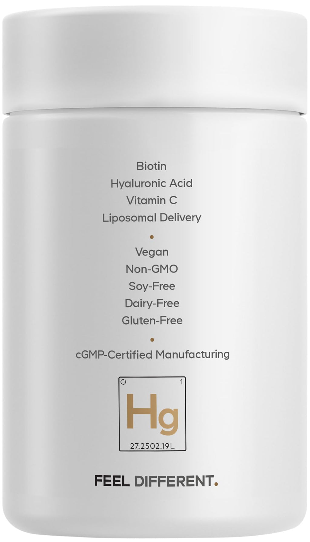 Codeage Hair Growth + Smooth Skin Max Vitamins Supplement - Patented Lustriva & SOD B Dimpless Superoxide Dismutase - Hair Growth Health Skin Cellulite Support - Biotin, Vitamin C, MSM - 30 Capsules Codeage Au supplements