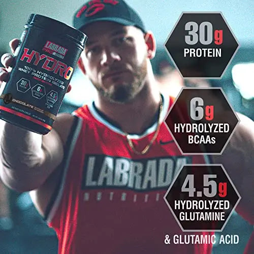Labrada Hydro 100% Pure Hydrolyzed Whey Protein Isolate Powder, Lactose Free Labrada Au supplements