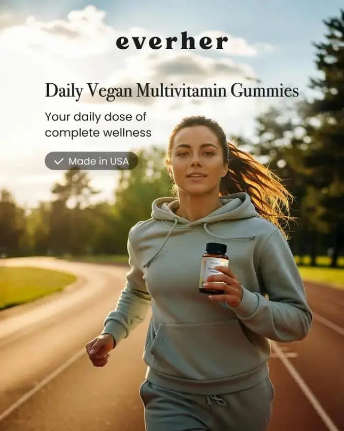 Everher Multivitamin Gummies | Essential Vitamins, Minerals & Herbs | Immune Support, Energy & Focus | with DHA Algae Oil & Probiotics | Everher Au supplements