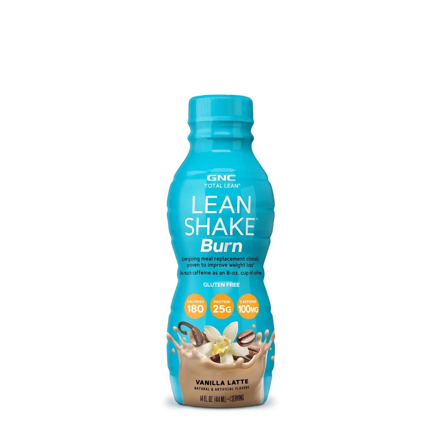 GNC Total Lean Lean Shake Burn - Vanilla Latte - 12 Bottles GNC Au supplements