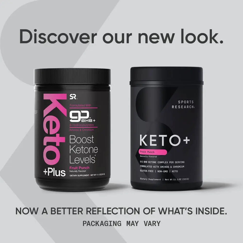 Sports Research Keto Plus Exogenous Ketones with goBHB - 30 Servings | Keto Electrolyte Sports Research Au supplements