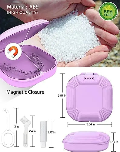 HEMILAB® Retainer Case, Slim Aligner Case with Vent Holes, Compatible with Invisalign HEMILAB Au supplements