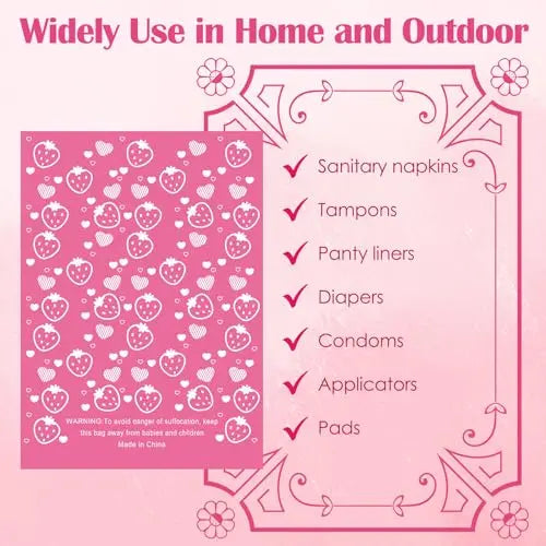 150Pcs Sanitary Napkin Disposal Bags, Luxiv Pink Disposable Sanitary Bag Personal Care Disposal Bags Luxiv Au supplements