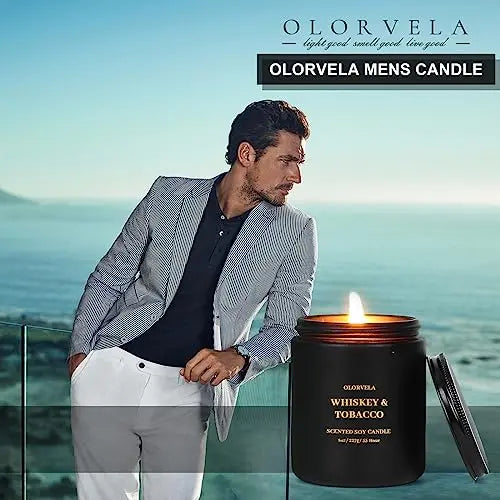 olorvela Scented Candles for Men Candles for Home Scented Candles Gifts for Women and Men 8oz olorvela Au supplements