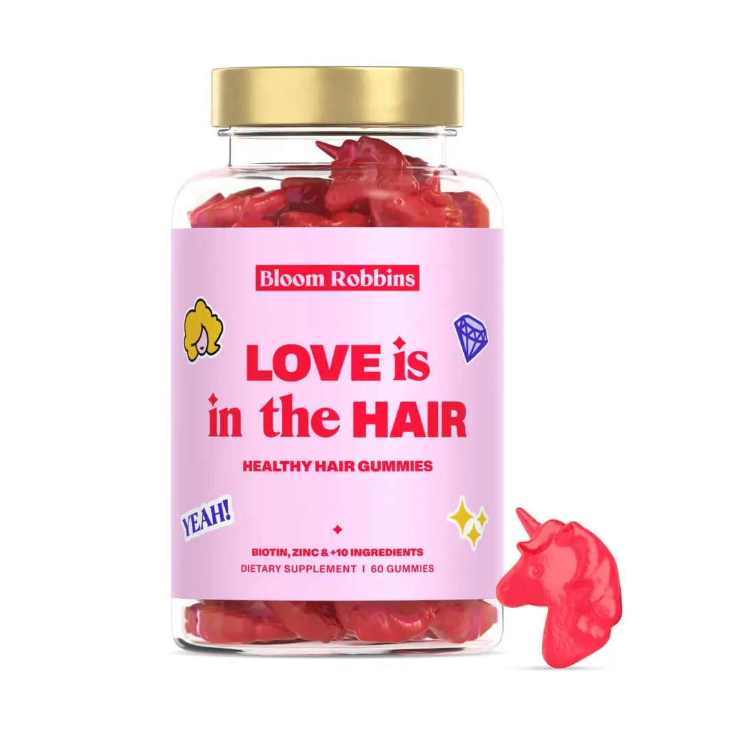 Bloom Robbins 60 Hair Gummies for Faster Hair Growth Vitamins for Women & 5000 MCG Bloom Robbins Au supplements