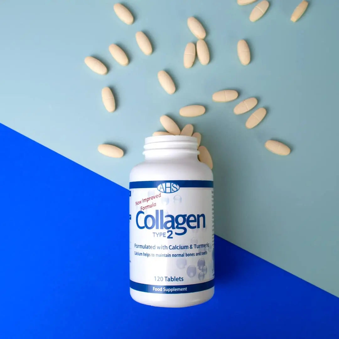 AHS Collagen Type 2 120 Tablets - 4500MG Per Day - Formulated with Calcium and Turmeric AHS Au supplements