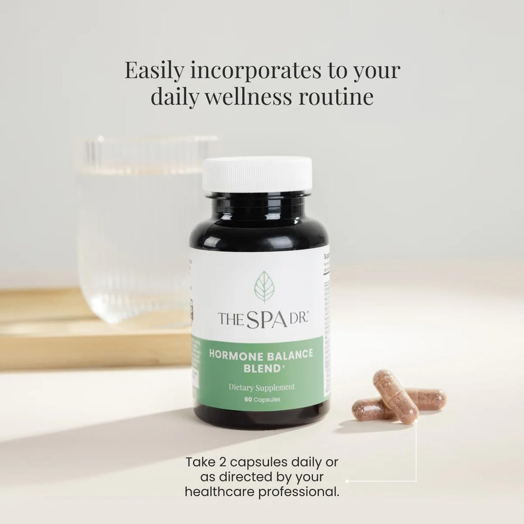 The Spa Dr. Hormone Balance for Women - Menopause Supplements for Women with Saw Palmetto, Chaste Tree Berry, Dong Quai for Night Sweats, Hot Flashes & Mood Swings - Menopause Support - 60 Capsules The Spa Dr. Au supplements