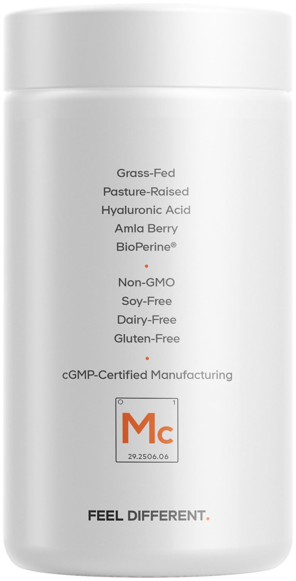 Codeage Multi Collagen+ Supplement with Vitamin C, Biotin 5000 mcg, Hyaluronic Acid, Amla Berry, BioPerine - 5 Types of Collagen Grass-Fed, Pasture-Raised - 2-Month Supply - Non-GMO - 180 Capsules Codeage Au supplements
