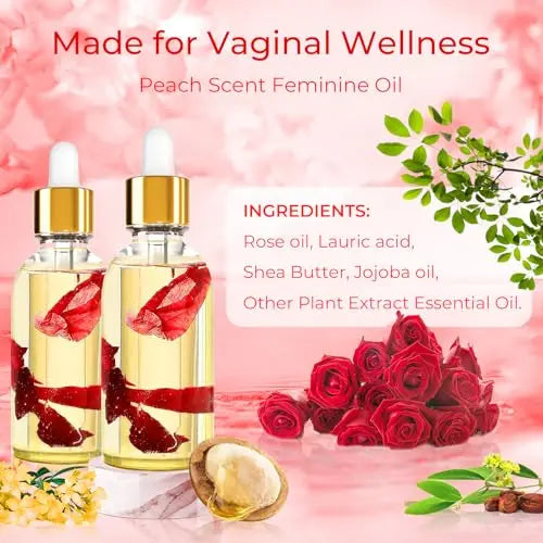 2PCS Yoni Oil Organic Feminine Oil Vaginal Moisturizer - Ph Balance for Women - Feminine Deodorant BASSI Au supplements