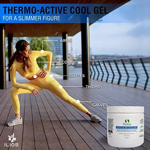SlimSpa Cyro-Slim Cold Gel With Ilios Wrap - Skin Firming & Tightening Cryo Gel Solution ILIOS Au supplements