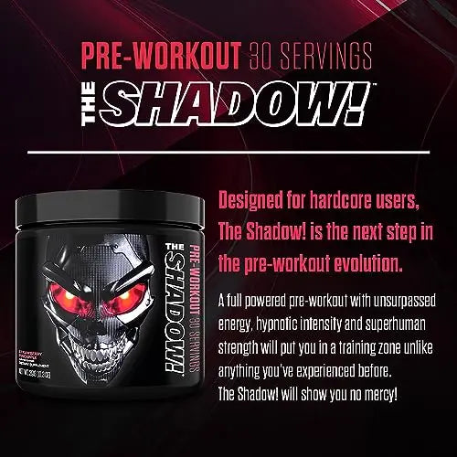 JNX SPORTS The Shadow! 350mg of Caffeine Hard Core Preworkout -Electric Energy JNX SPORTS Au supplements