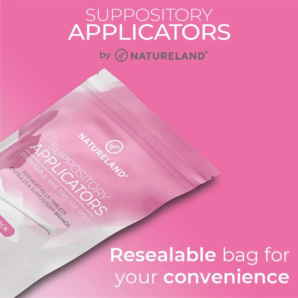 Natureland [10 Pack] Vaginal Suppository Applicators for Women, Soft Tip Auxiliary Tool for Pills Natureland Au supplements