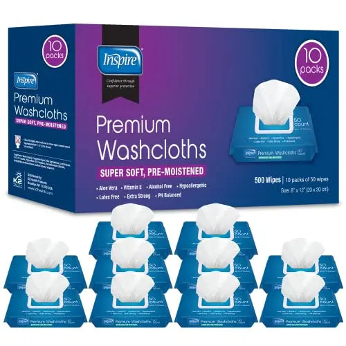 Inspire Adult Wet Wipes, Adult Wash Cloths, Adult Wipes for Incontinence Inspire Au supplements