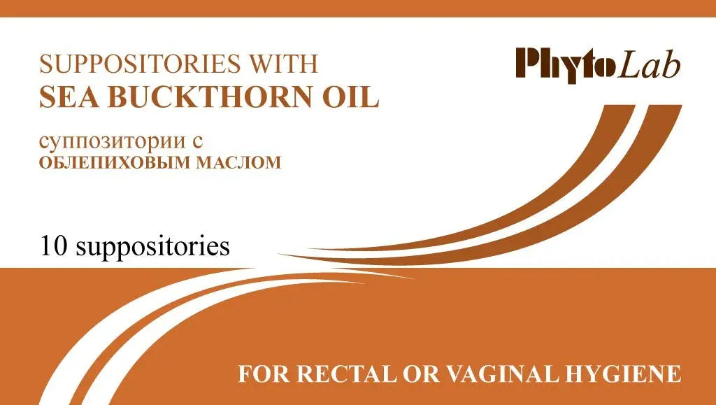 Suppositories with Sea-Buckthorn Oil (10 pcs) Sudopo plk Au supplements
