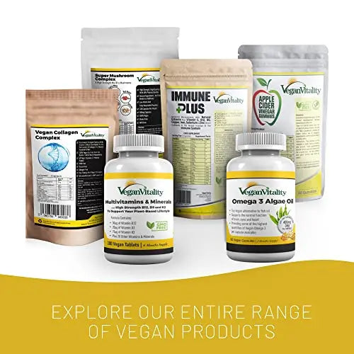 Vegan Collagen Supplement for Skin, Hair, Nails, Joints & Bones with Vegan Vitality Au supplements