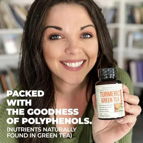Green Tea Extract Capsules - Green Tea Supplement with Organic Turmeric Curcumin Vimerson Health Au supplements