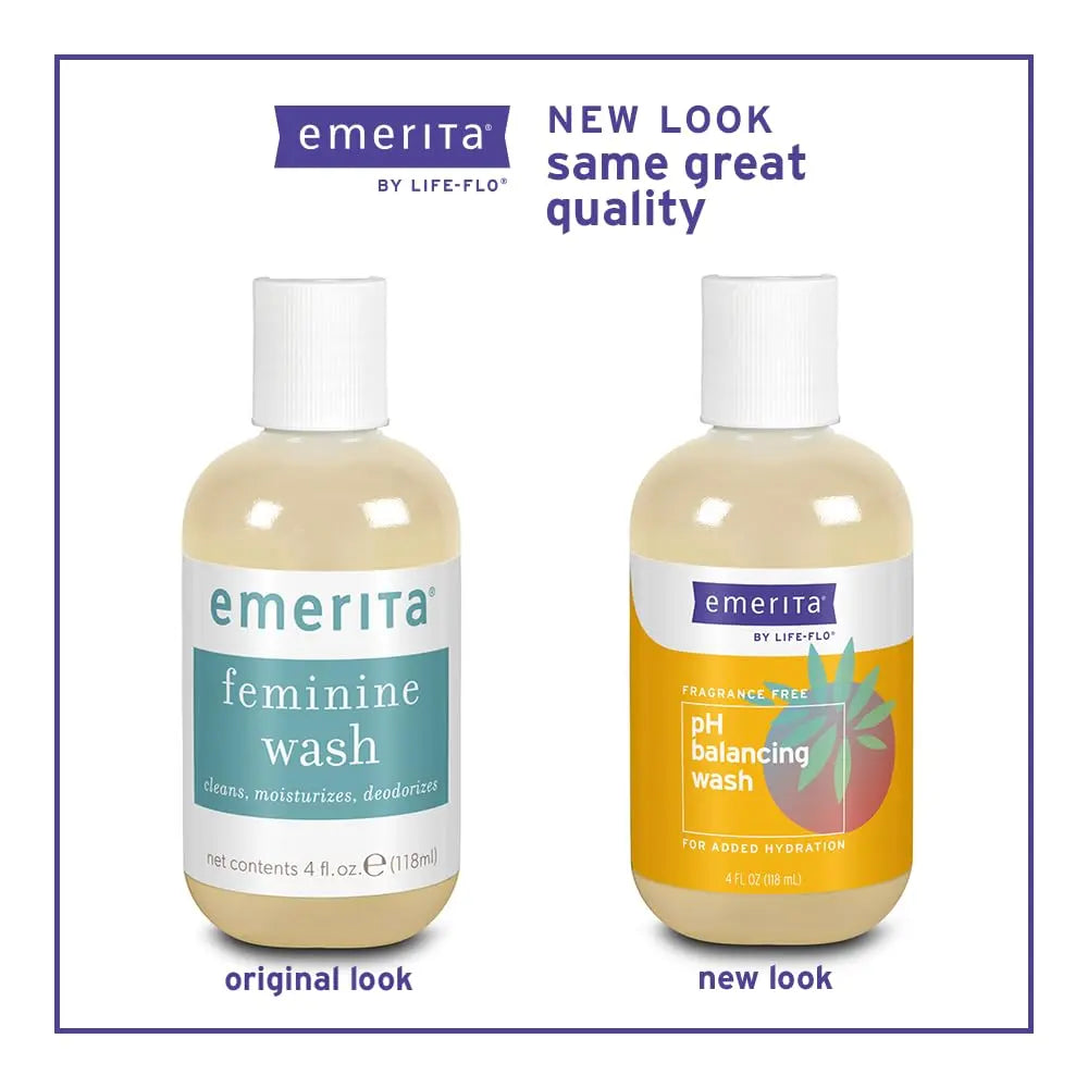 Emerita by Life-flo pH Balancing Feminine Wash, Hydrating Cleanser Soothes Delicate Areas Emerita Au supplements