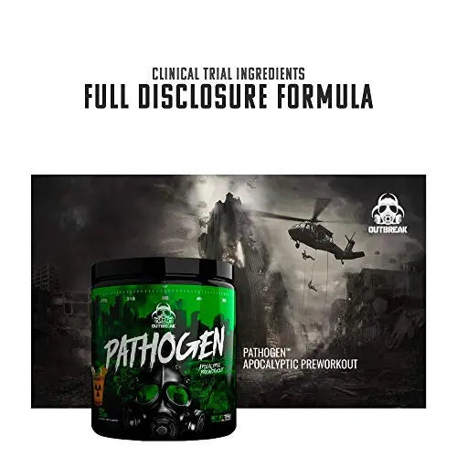 Outbreak Nutrition Pathogen Pre Workout with Beta-Alanine, Energy Boosting Muscle Outbreak Nutrition Au supplements