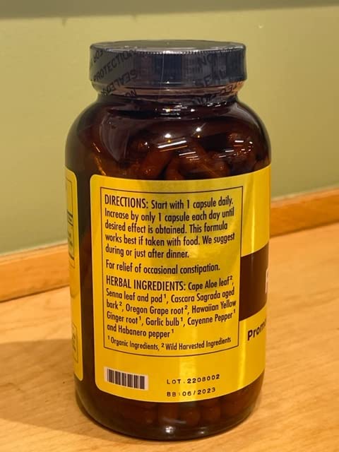 Dr. Schulze's Intestinal Formula #1 - Bowel Movement Supplement for Colon Health Support - Bloating & Constipation Aid - Intestinal Cleanse - All-Natural - Plant-Based - Vegan - 250 Count Dr. Schulze's Au supplements