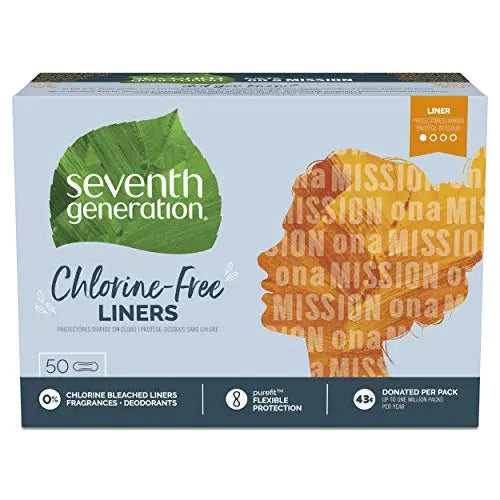 Seventh Generation Pantiliner Pads, Free & Clear, 50 Count Seventh Generation Au supplements