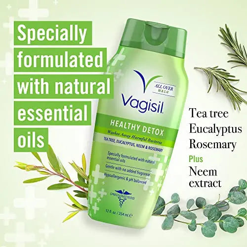 Vagisil Feminine Wash for Intimate Area Hygiene, Healthy Detox, All Over Body Wash Vagisil Au supplements