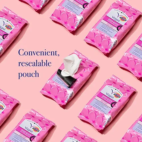 Vagisil Odor Block Daily Freshening Wipes for Feminine Hygiene in Resealable Pouch Vagisil Au supplements