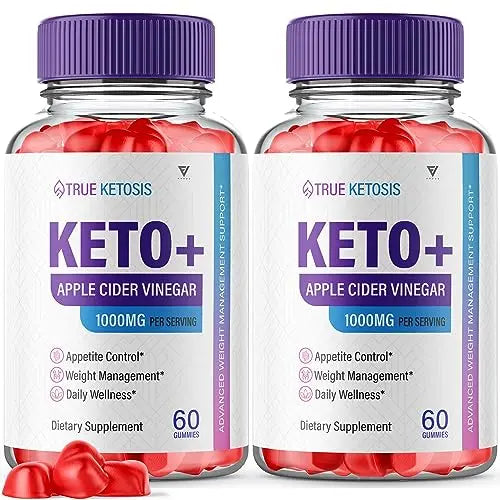 (2 Pack) True Ketosis Keto Gummies for Weight Loss, True Ketosis Keto ACV Gummies Fyvus Au supplements