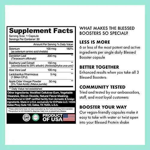 BLESSED Booster De-Bloat & Gut Fix - Daily De-Bloat & Gut Health for Belly Bloat Relief BLESSED Au supplements